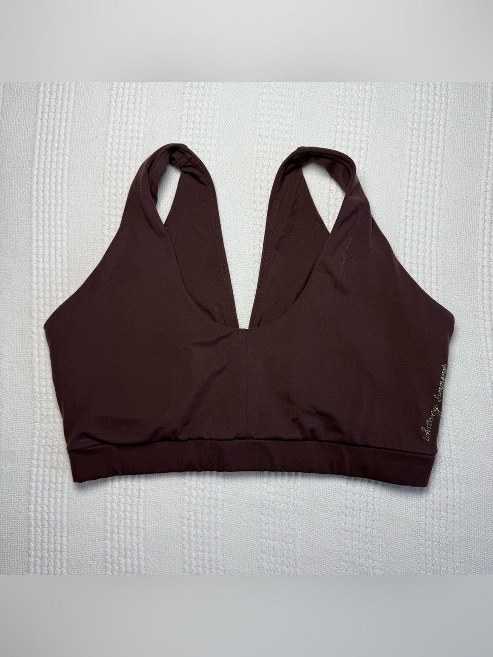 Gymshark x Whitney Simmons Sports Bra Cherry Chocolate